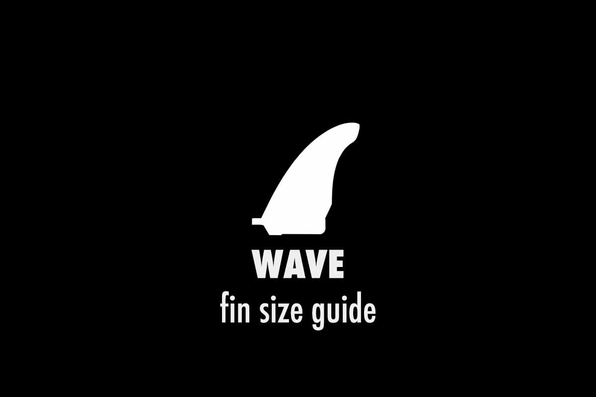 Wave Fin Size Guide Black Project